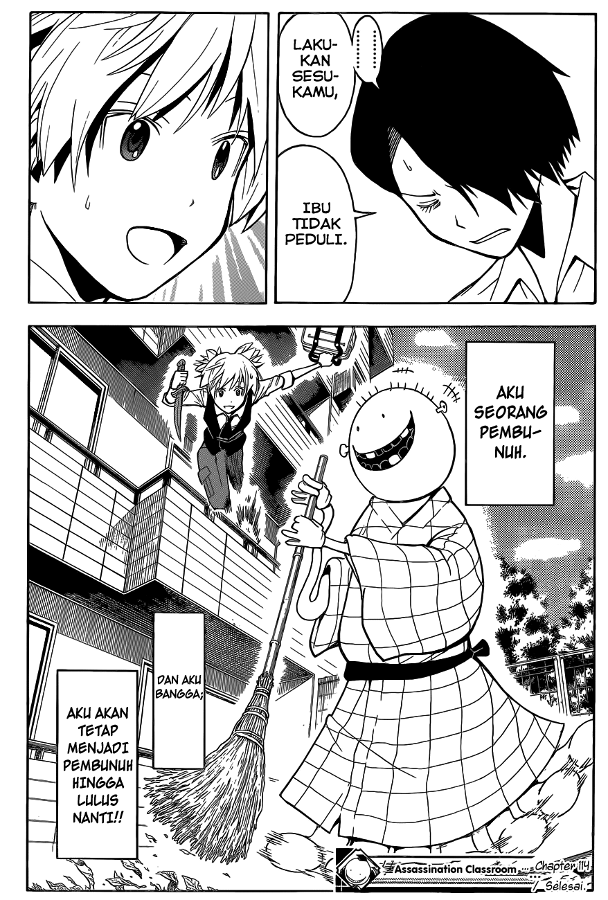 Assassination Classroom Bab 114 halaman 20