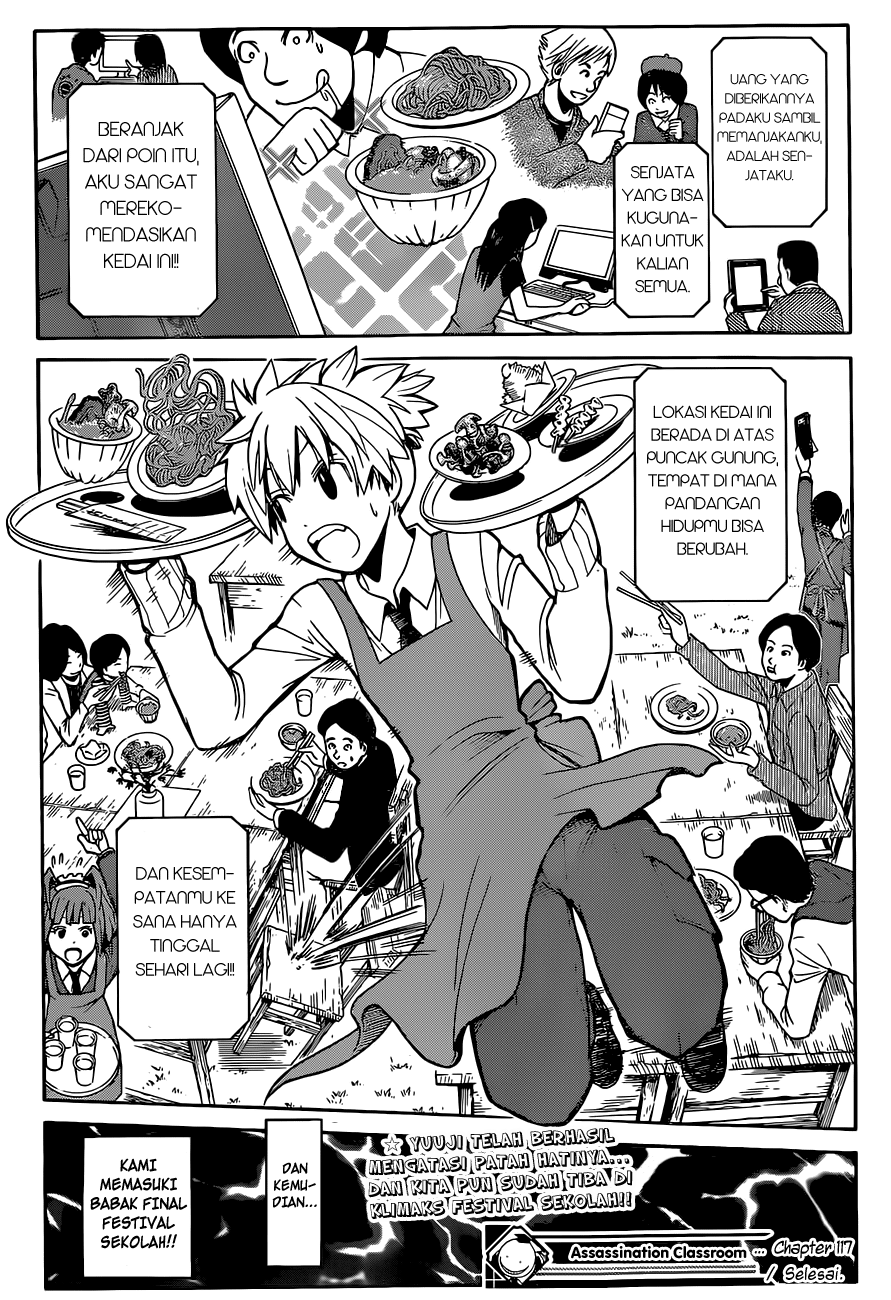 Assassination Classroom Bab 117 halaman 20