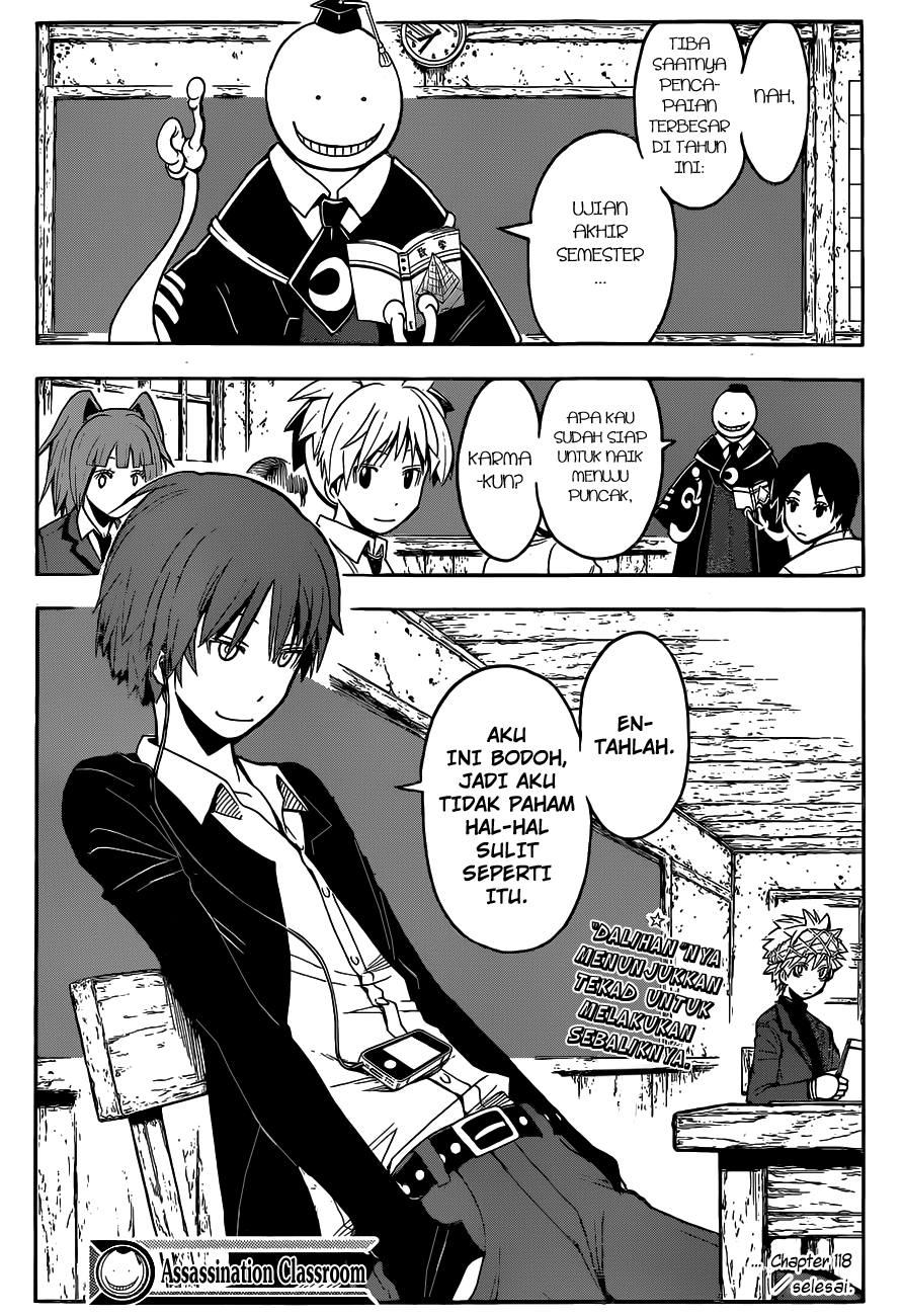 Assassination Classroom Bab 118 halaman 20