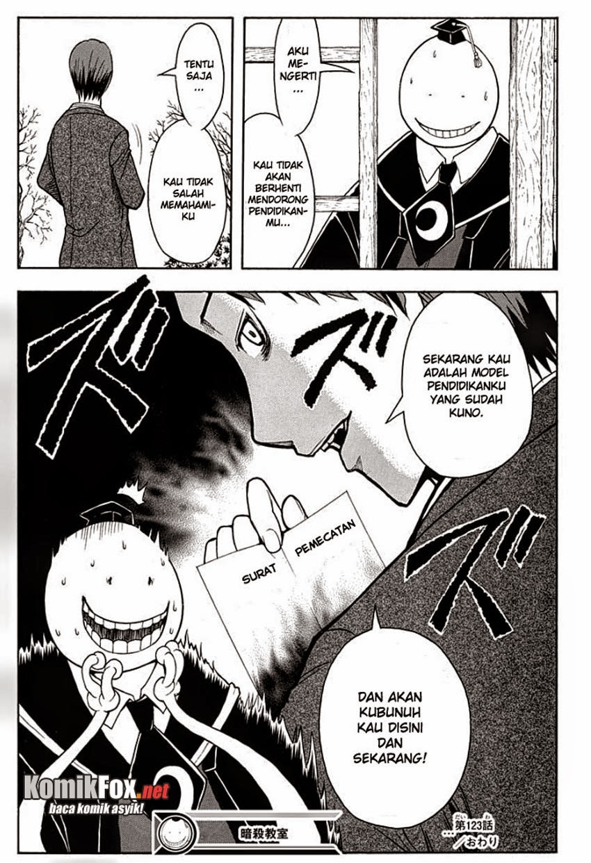 Assassination Classroom Bab 123 halaman 19
