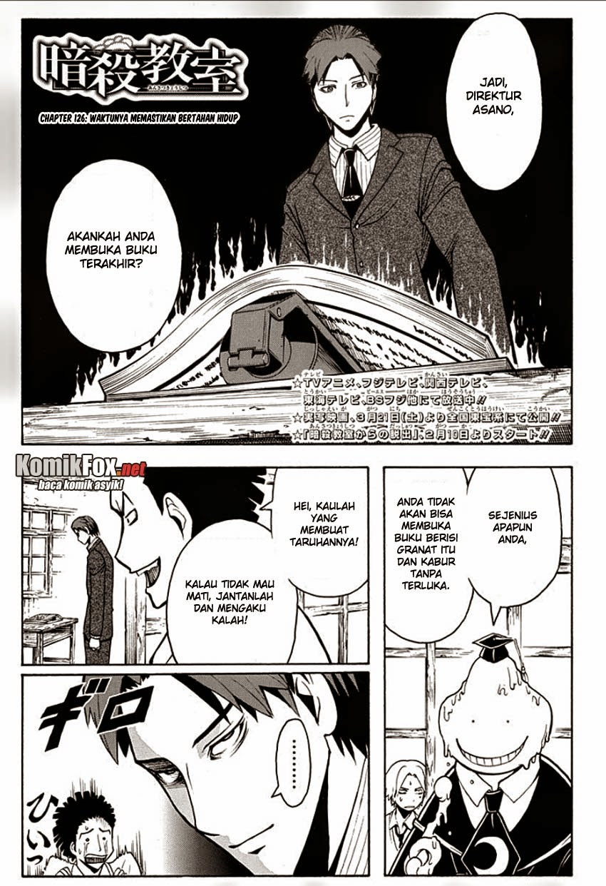 Assassination Classroom Bab 126 halaman 1