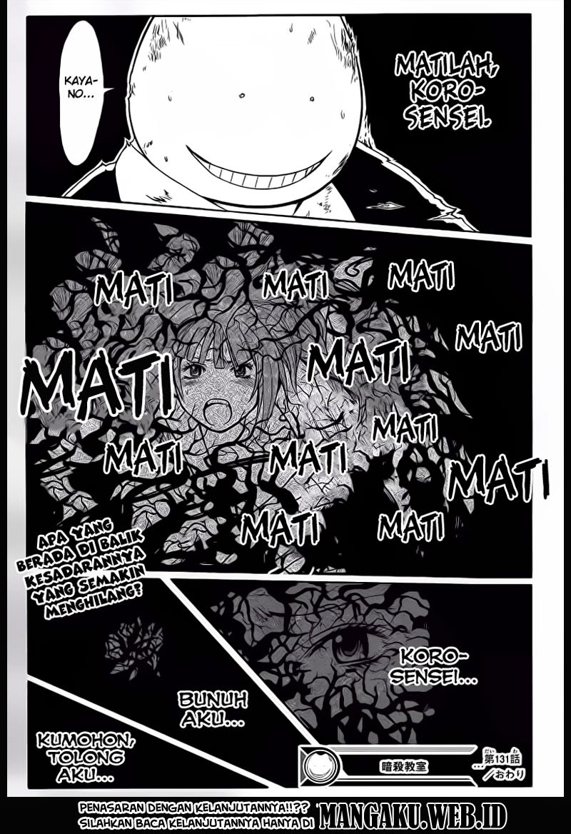 Assassination Classroom Bab 131 halaman 20