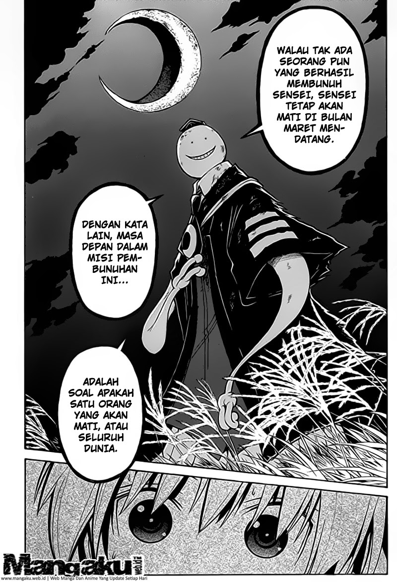 Assassination Classroom Bab 133 halaman 18