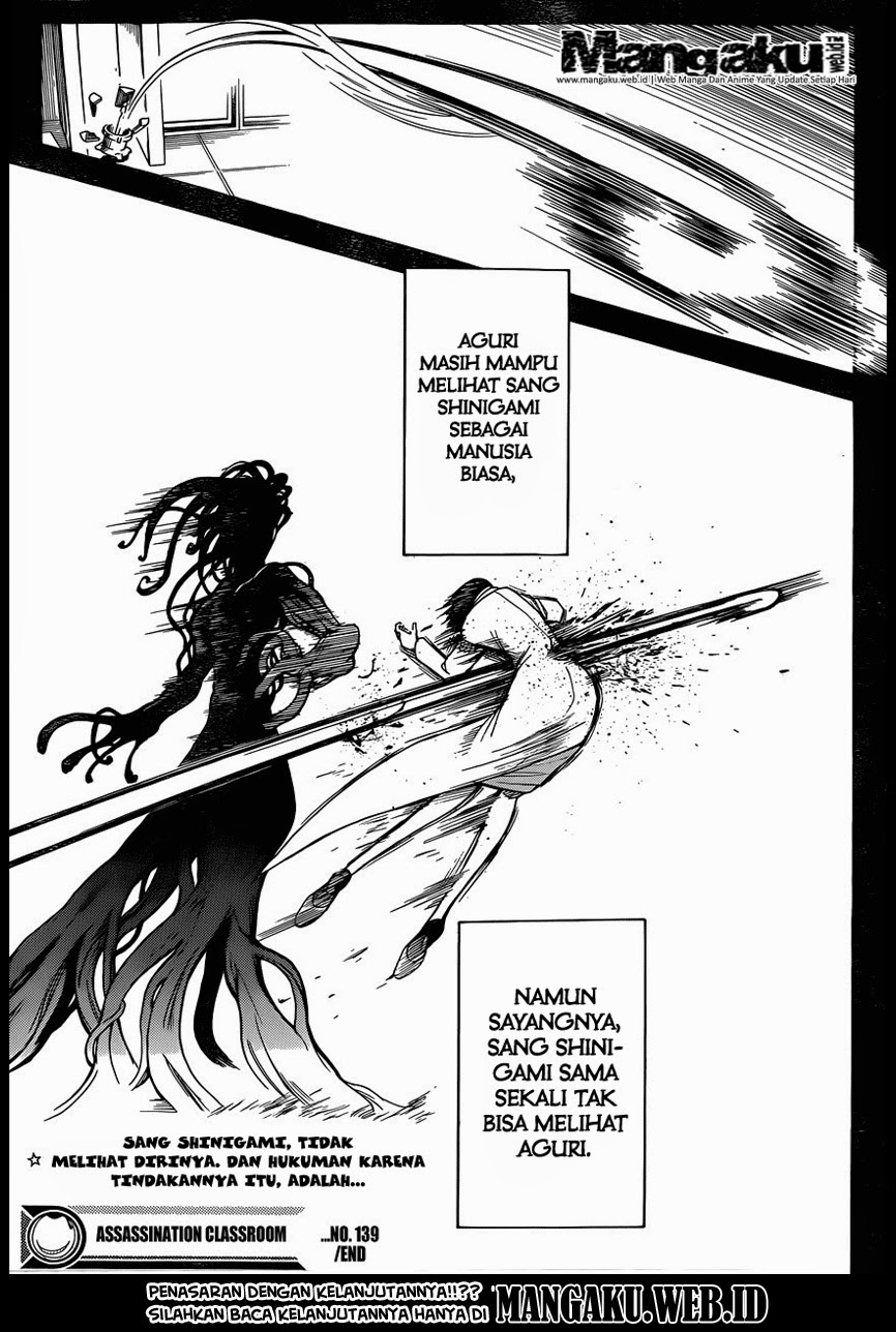 Assassination Classroom chapter 139 halaman 19