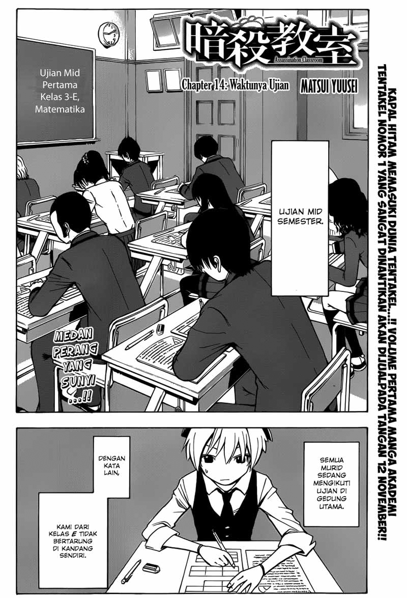 Assassination Classroom Bab 14 halaman 3