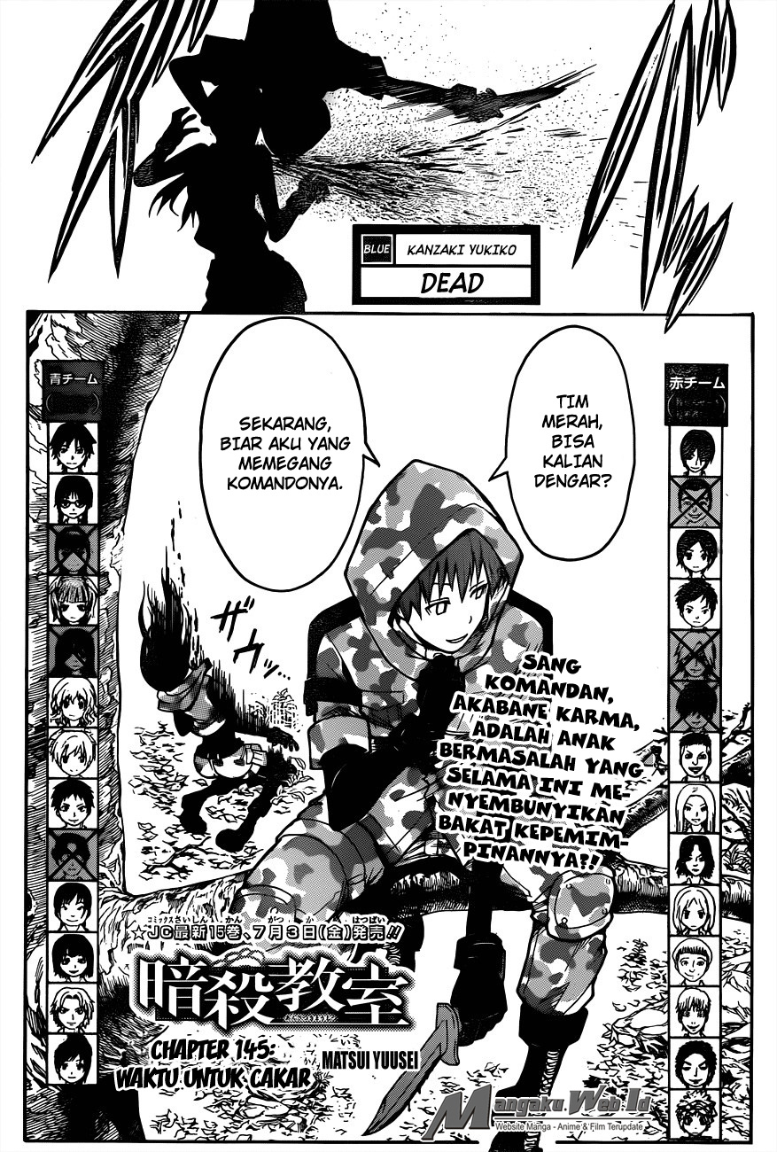 Assassination Classroom Bab 145 halaman 6