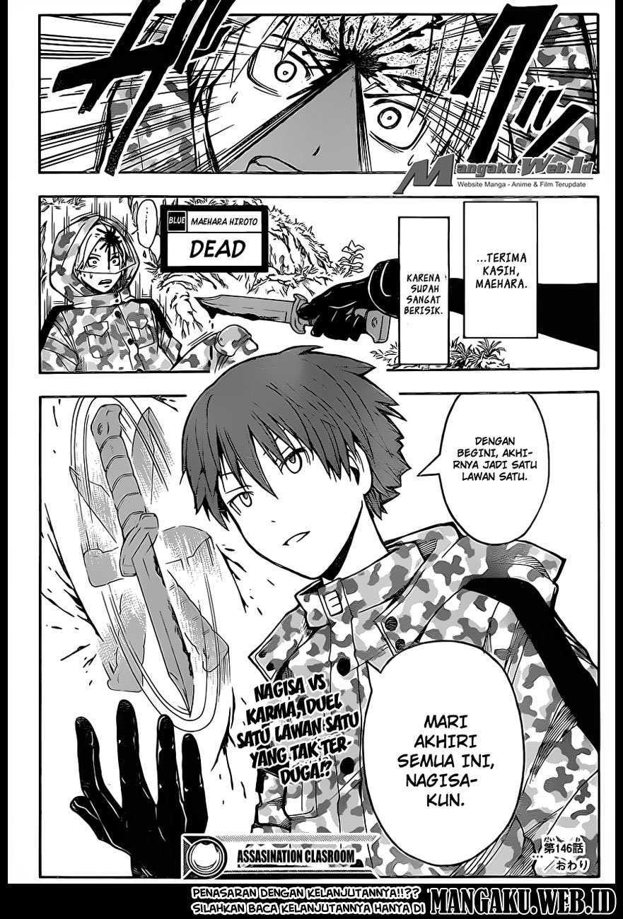 Assassination Classroom Bab 146 halaman 22