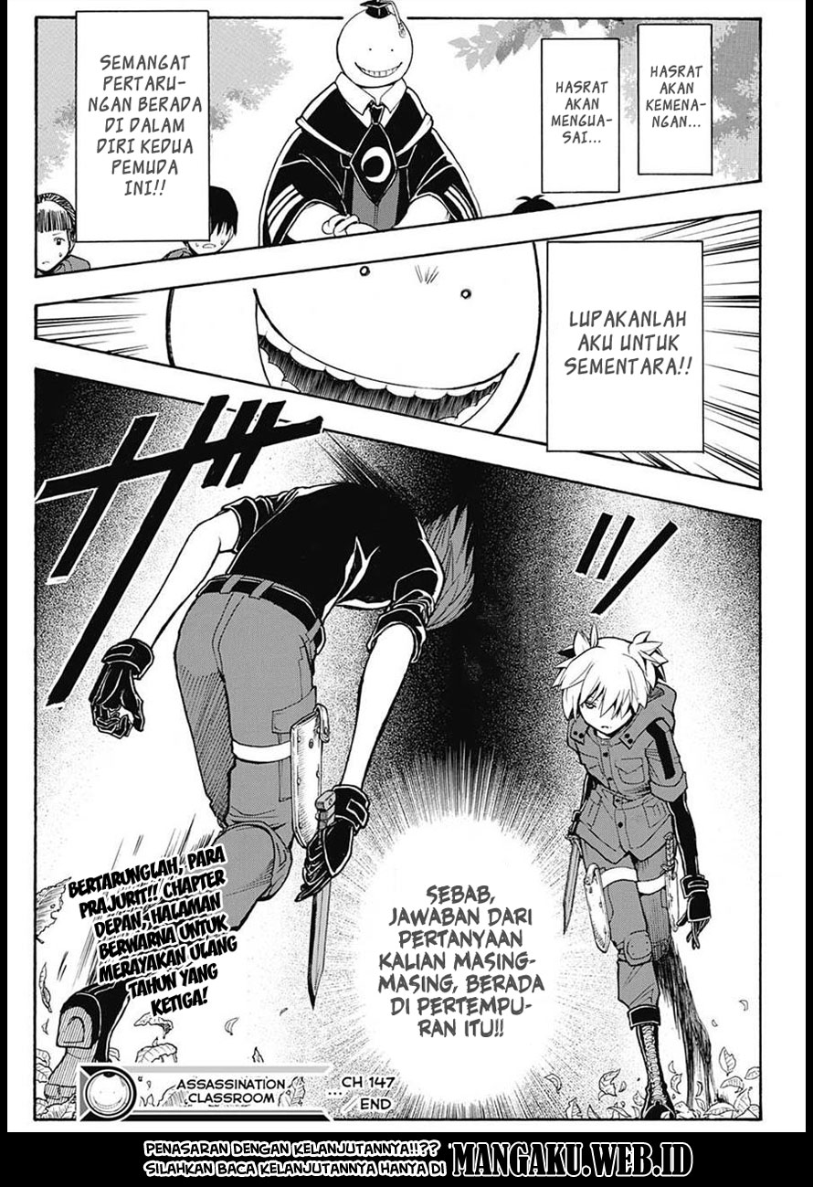 Assassination Classroom Bab 147 halaman 22