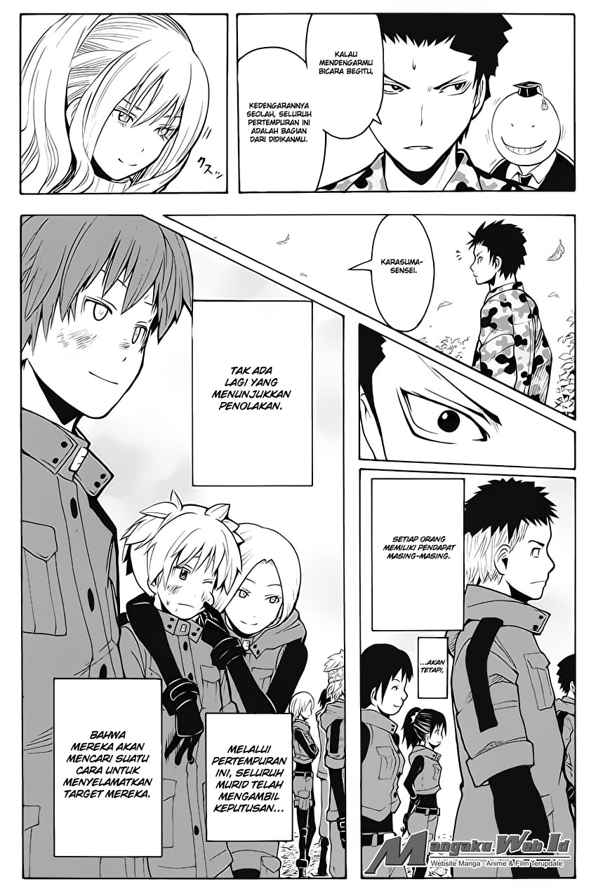 Assassination Classroom Bab 149 halaman 17