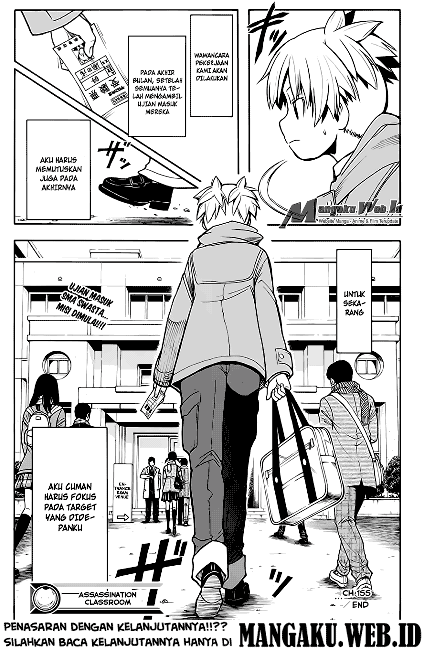Assassination Classroom Bab 155 halaman 19