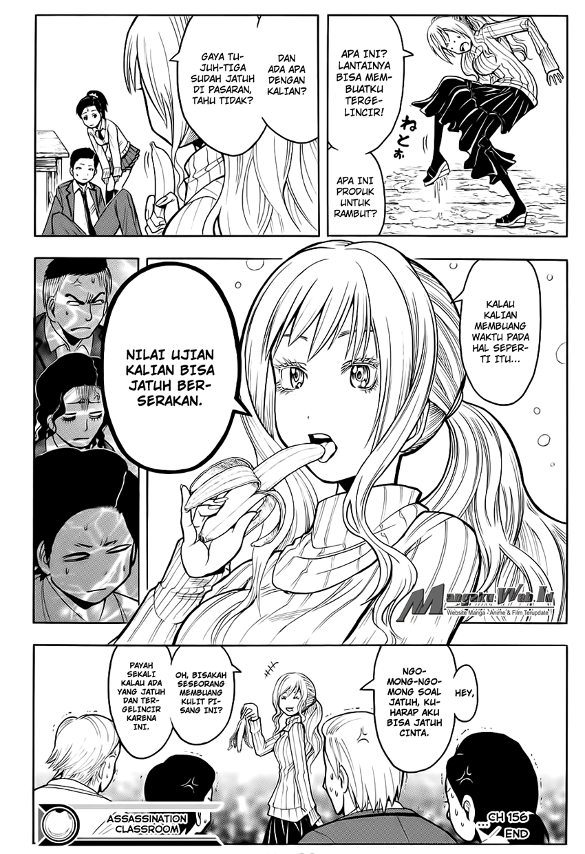 Assassination Classroom Bab 156 halaman 19