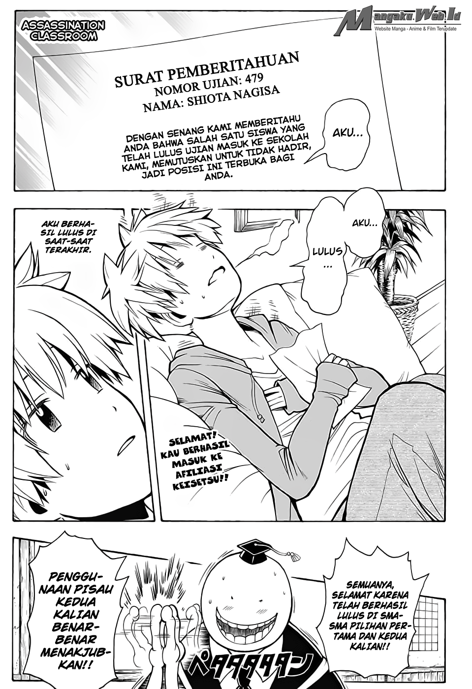 Assassination Classroom Bab 162 halaman 1