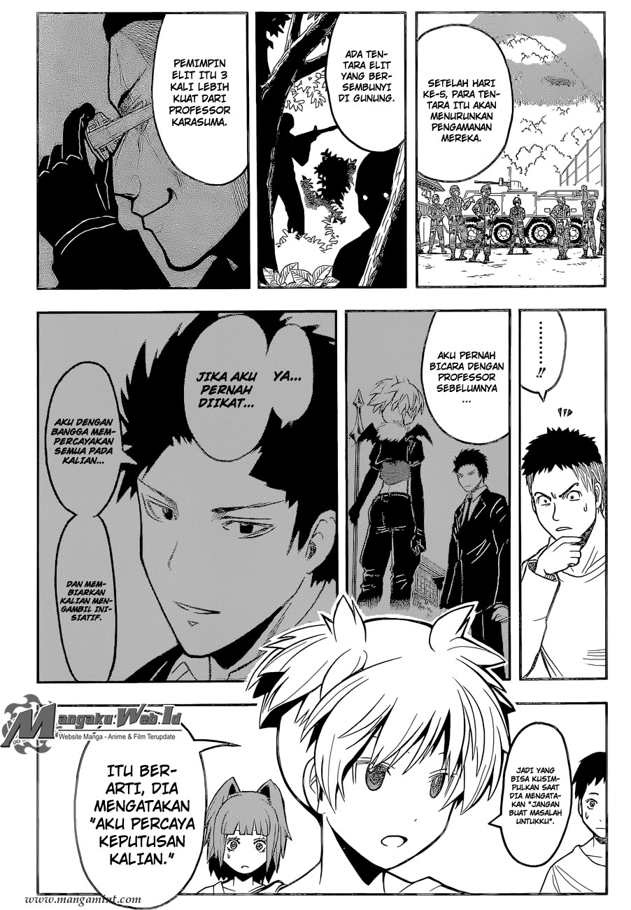 Assassination Classroom Bab 166 halaman 17