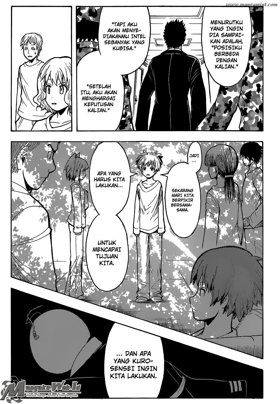 Assassination Classroom Bab 166 halaman 18