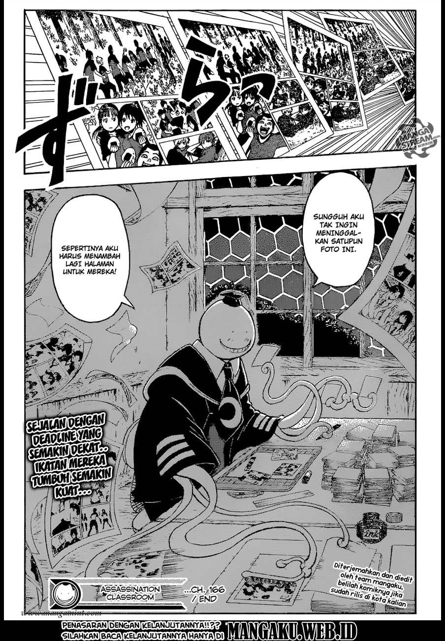 Assassination Classroom Bab 166 halaman 20