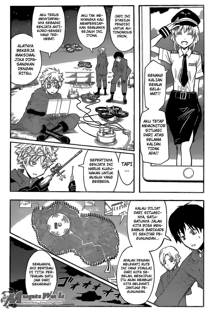 Assassination Classroom Bab 167 halaman 17