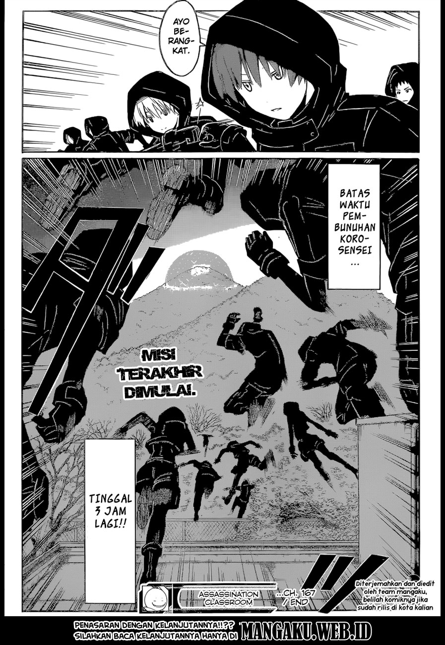 Assassination Classroom Bab 167 halaman 20