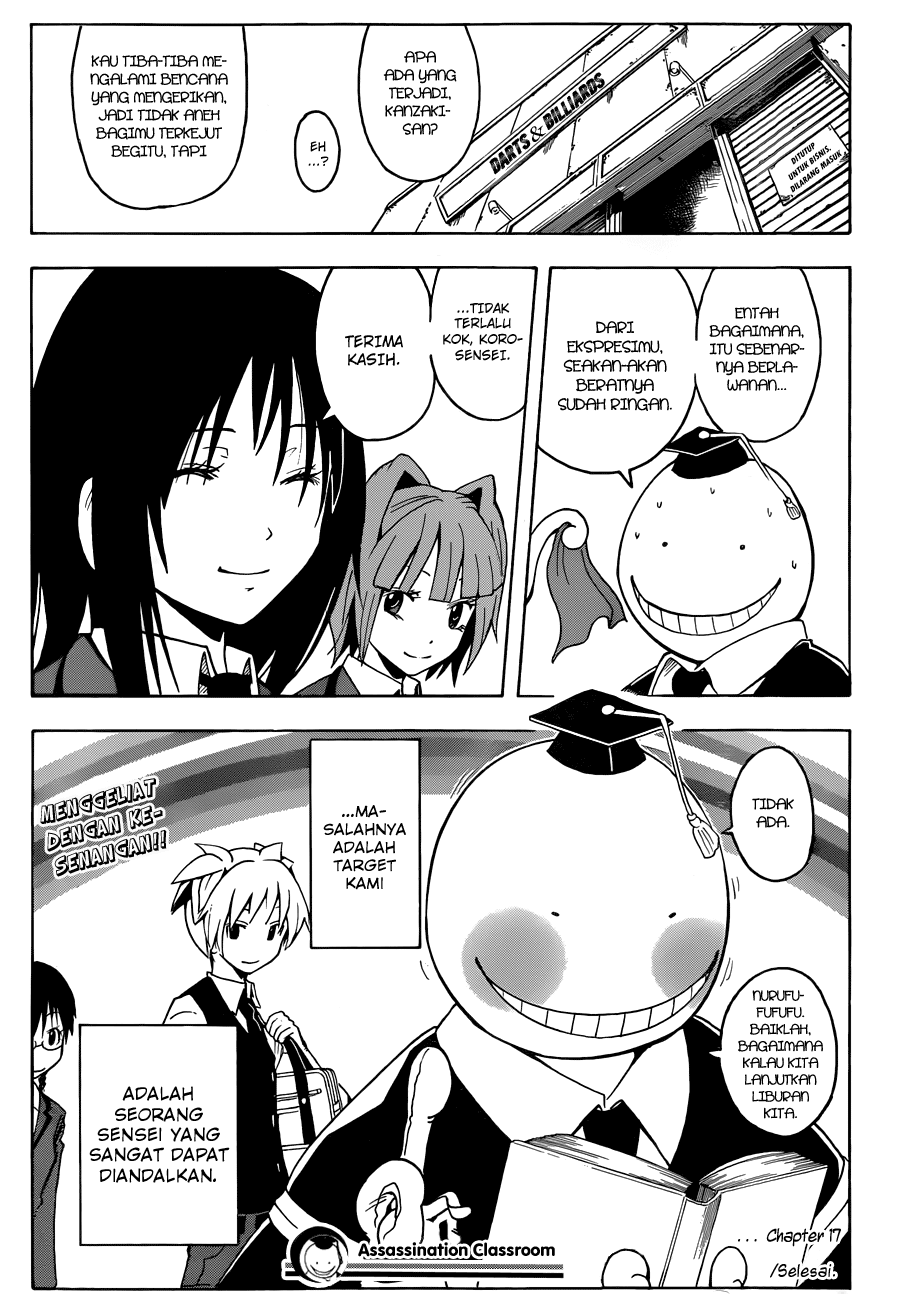 Assassination Classroom Bab 17 halaman 22