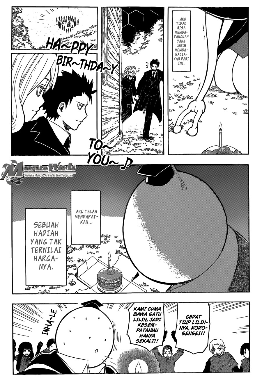 Assassination Classroom Bab 170 halaman 16