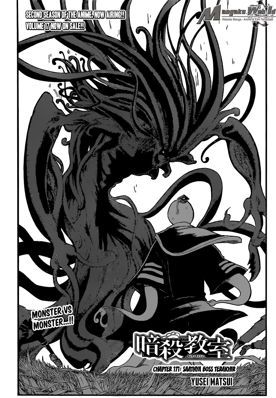 Assassination Classroom Bab 171 halaman 3