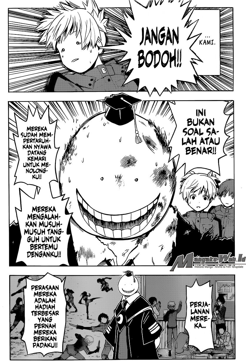 Assassination Classroom Bab 173 halaman 9