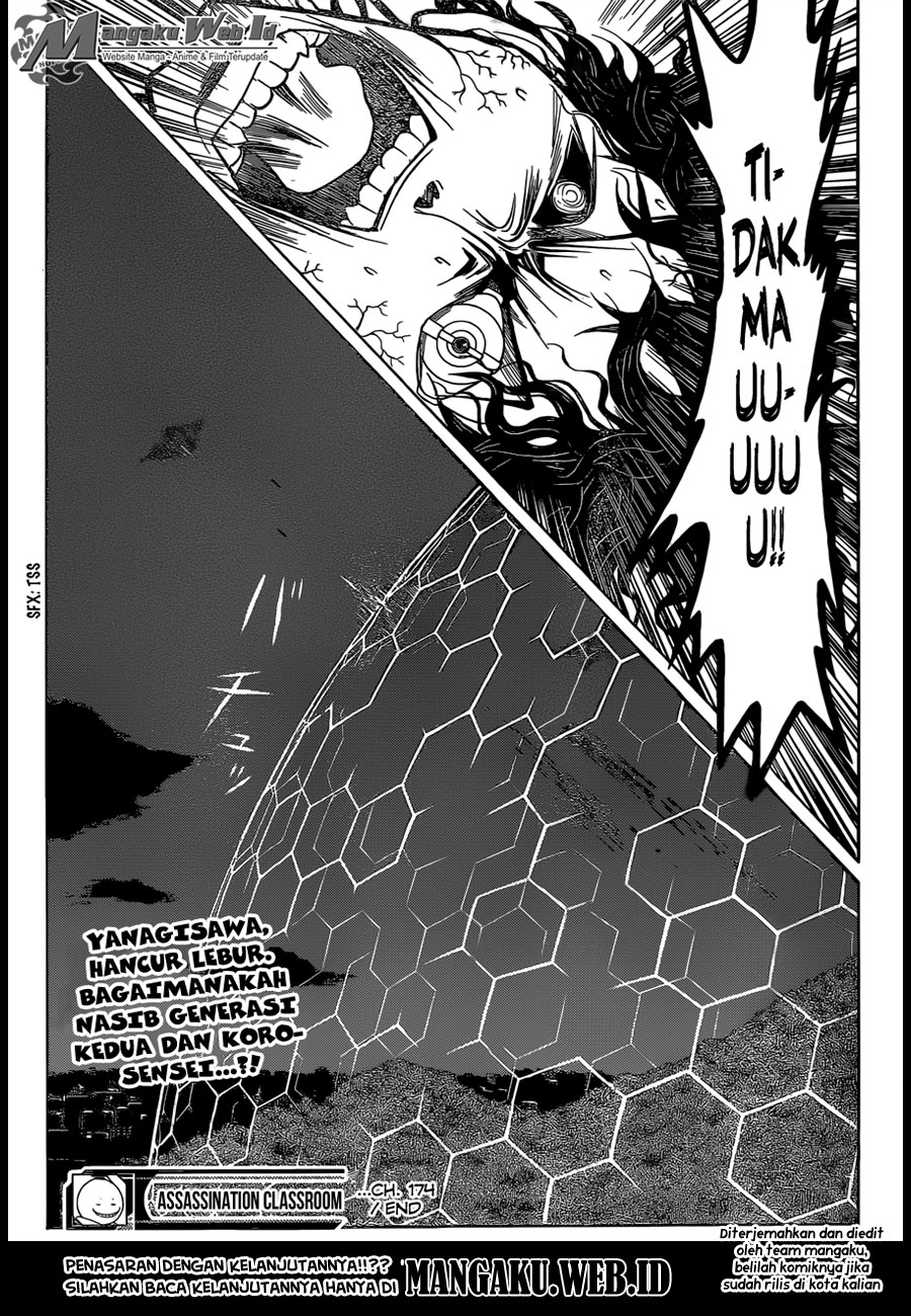 Assassination Classroom Bab 174 halaman 17