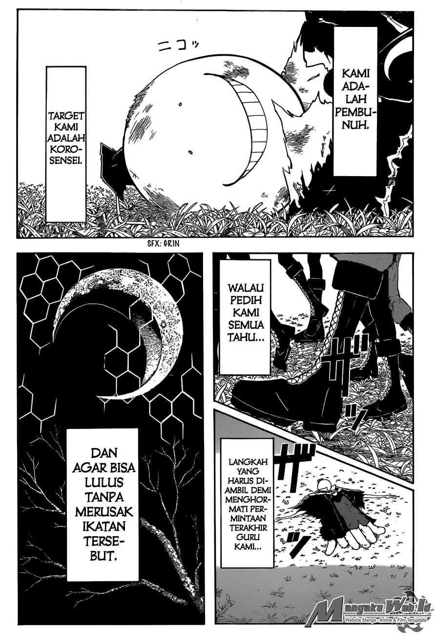 Assassination Classroom Bab 176 halaman 15