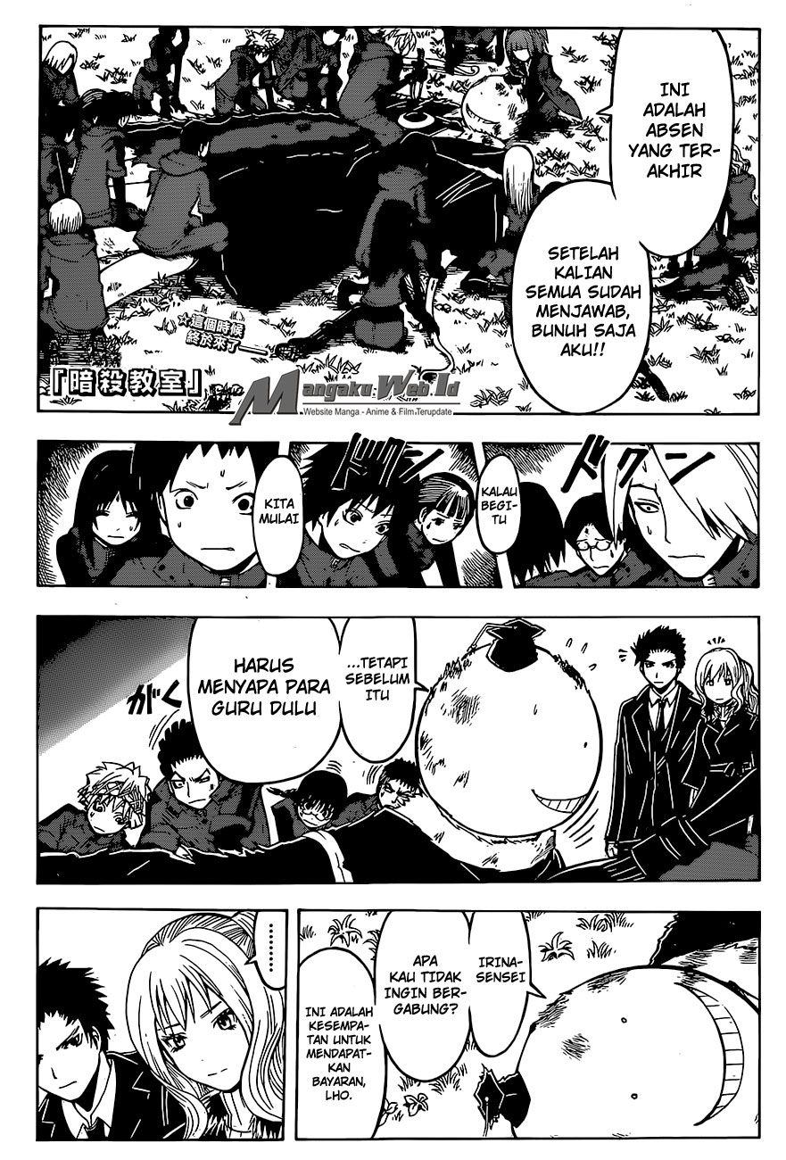 Assassination Classroom Bab 177 halaman 3
