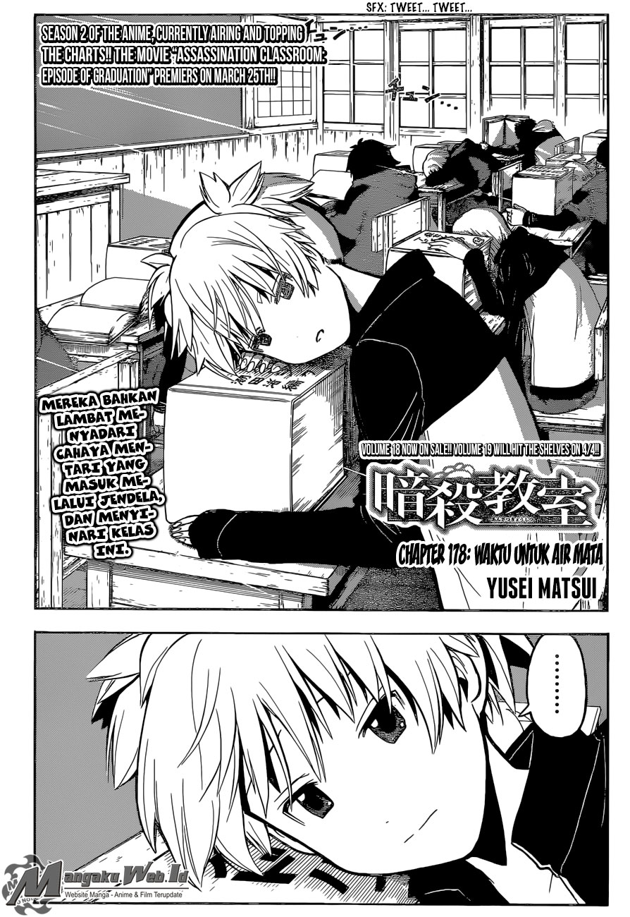 Assassination Classroom Bab 178 halaman 5