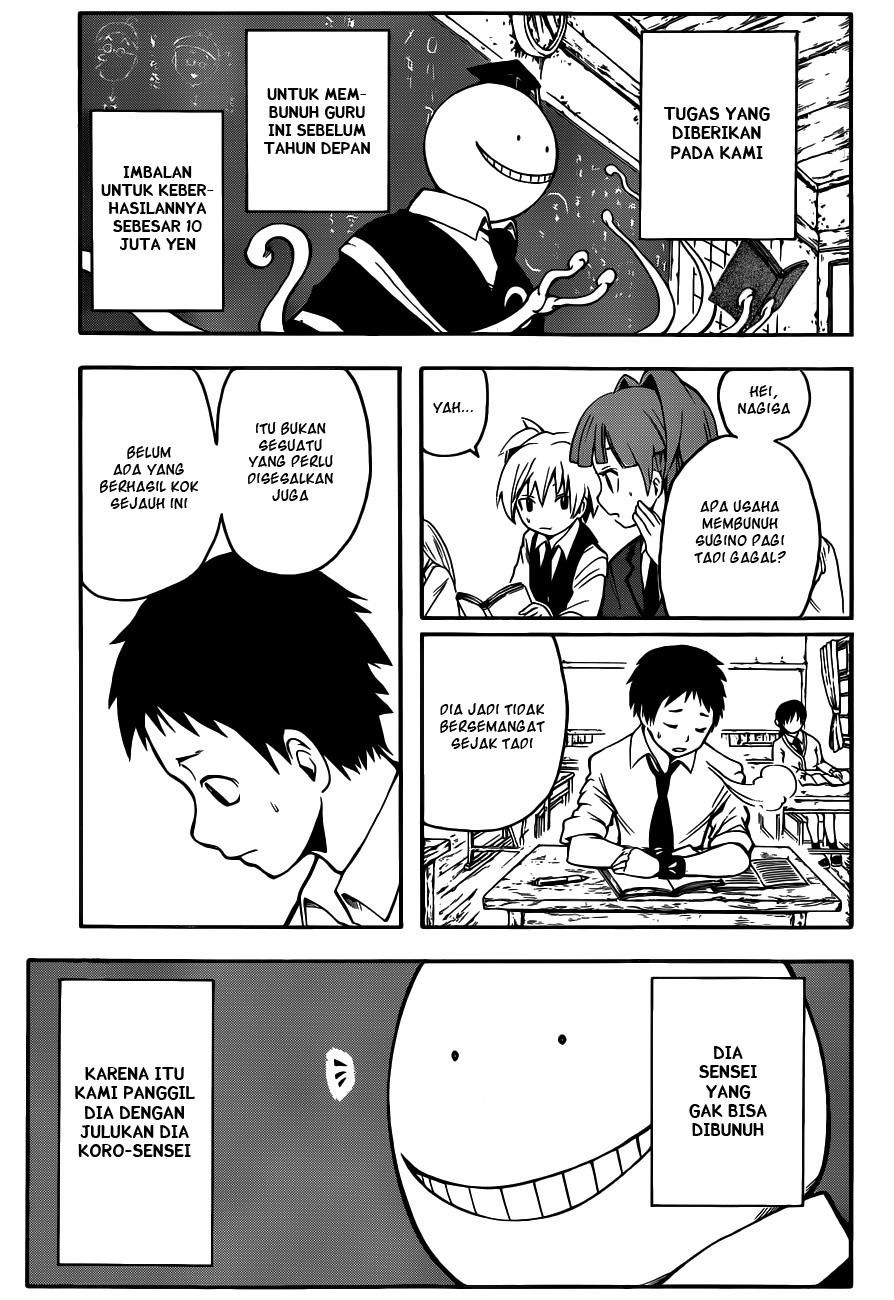 Assassination Classroom chapter 2 halaman 8