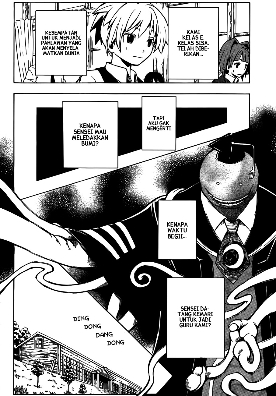 Assassination Classroom chapter 2 halaman 11
