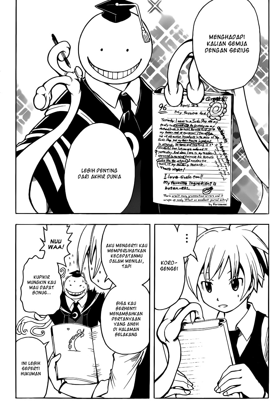 Assassination Classroom chapter 2 halaman 21
