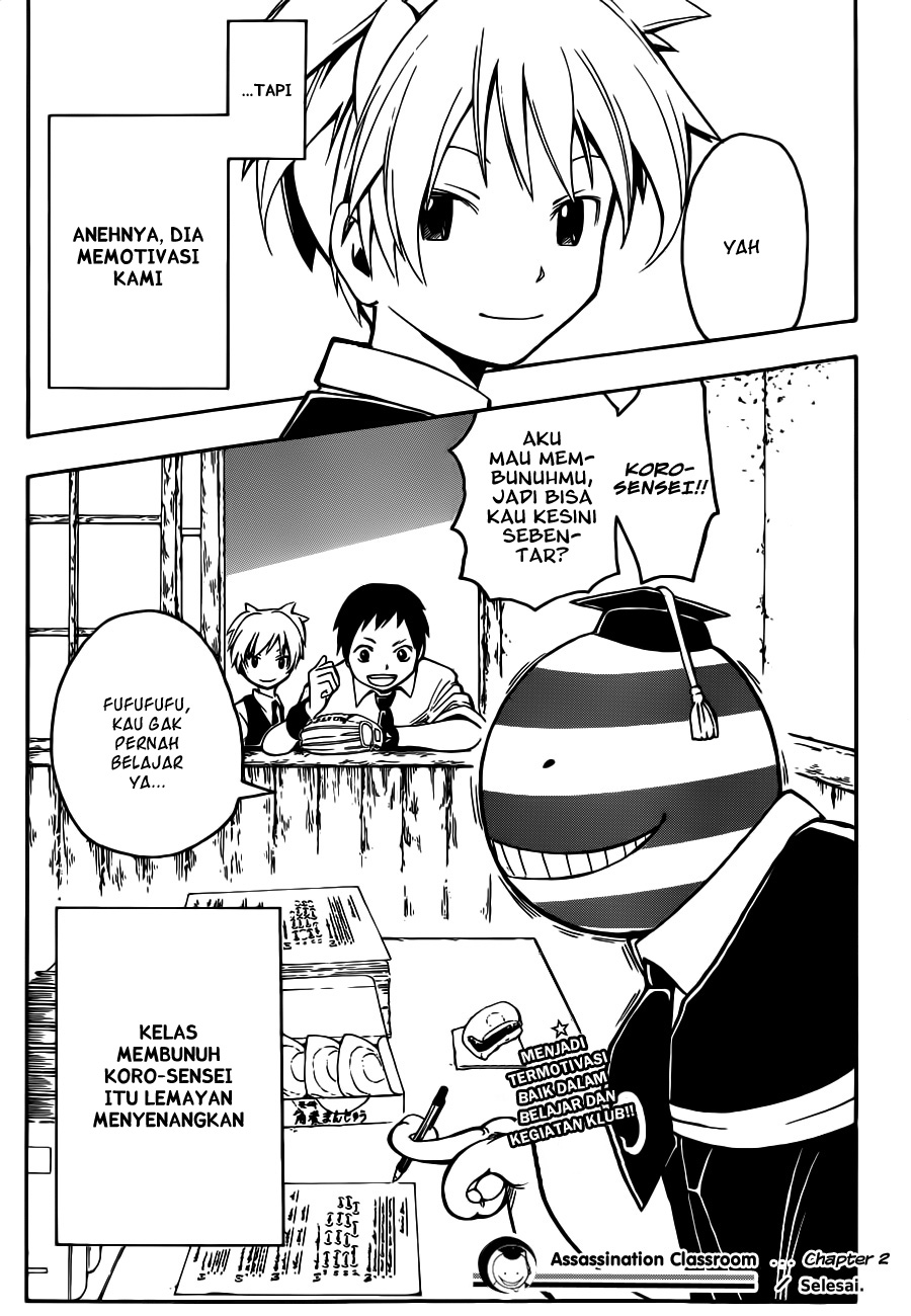 Assassination Classroom chapter 2 halaman 24