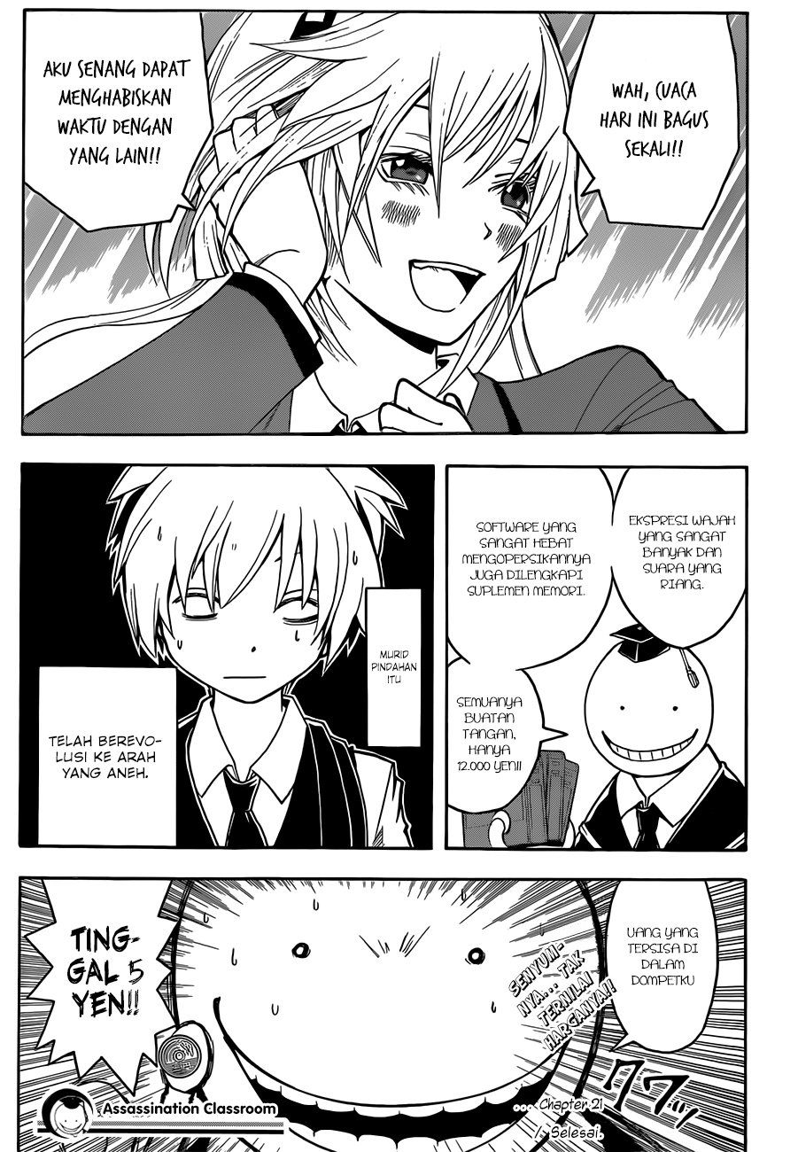 Assassination Classroom Bab 21 halaman 20