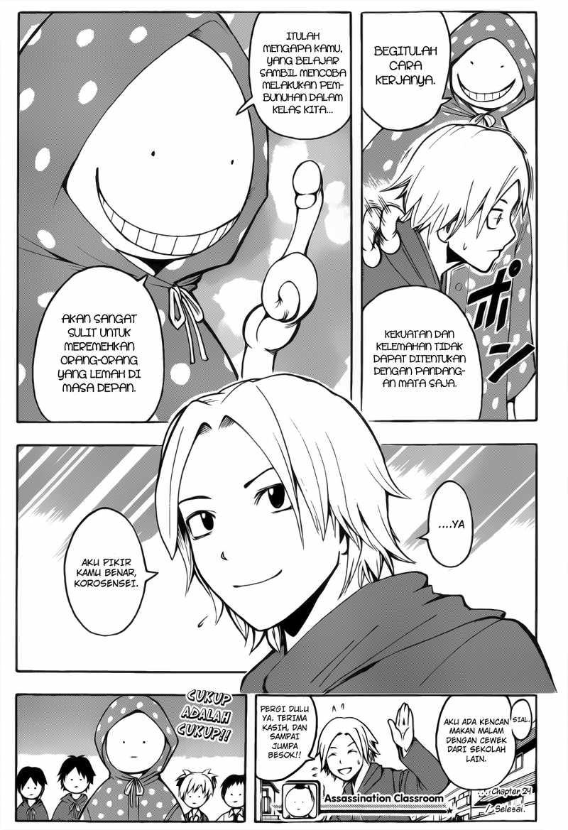 Assassination Classroom Bab 24 halaman 20