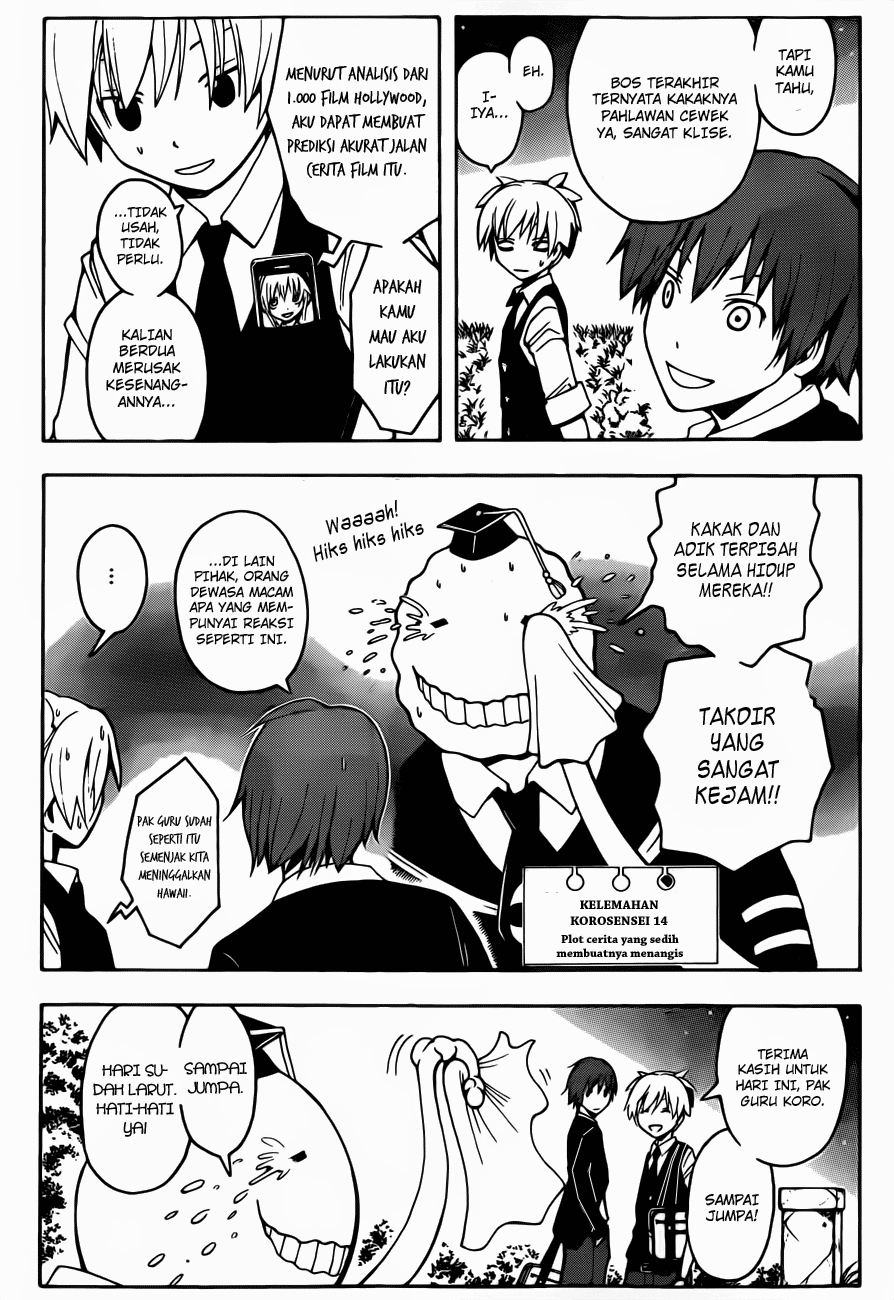 Assassination Classroom Bab 28 halaman 15