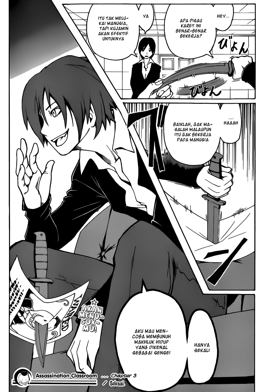 Assassination Classroom Bab 3 halaman 20
