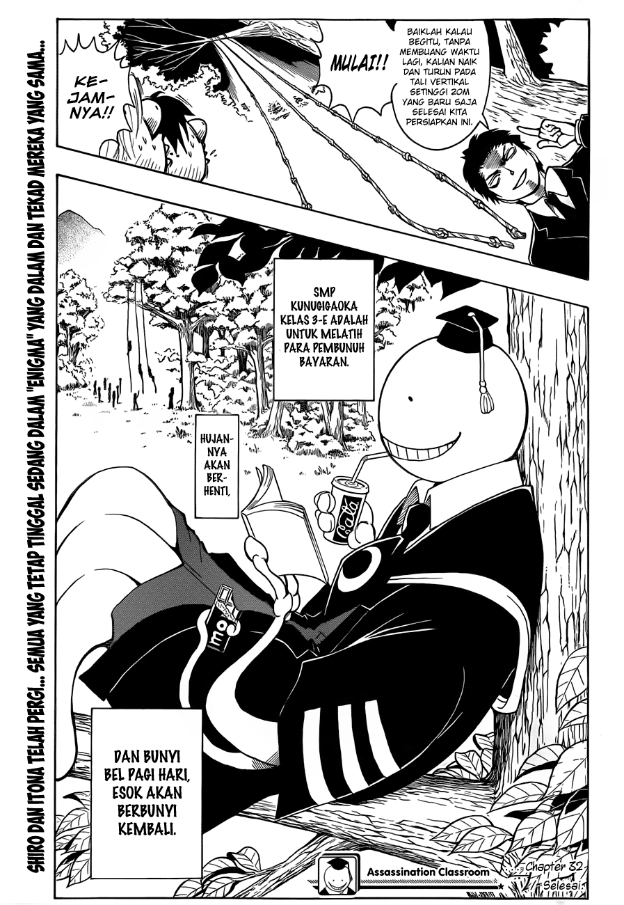 Assassination Classroom chapter 32 halaman 20
