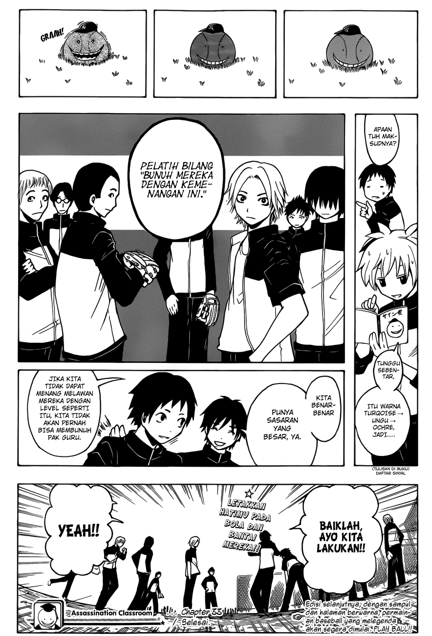 Assassination Classroom Bab 33 halaman 20