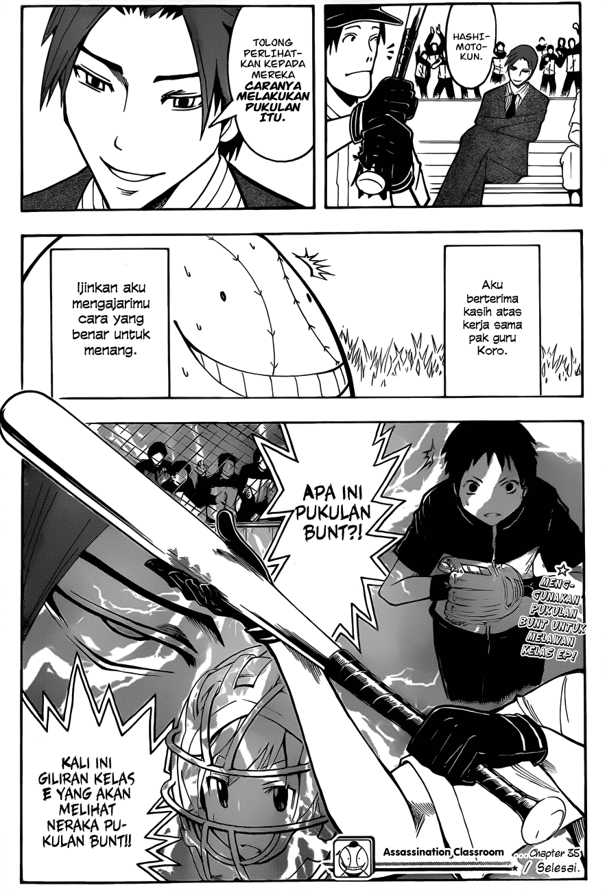 Assassination Classroom chapter 35 halaman 20