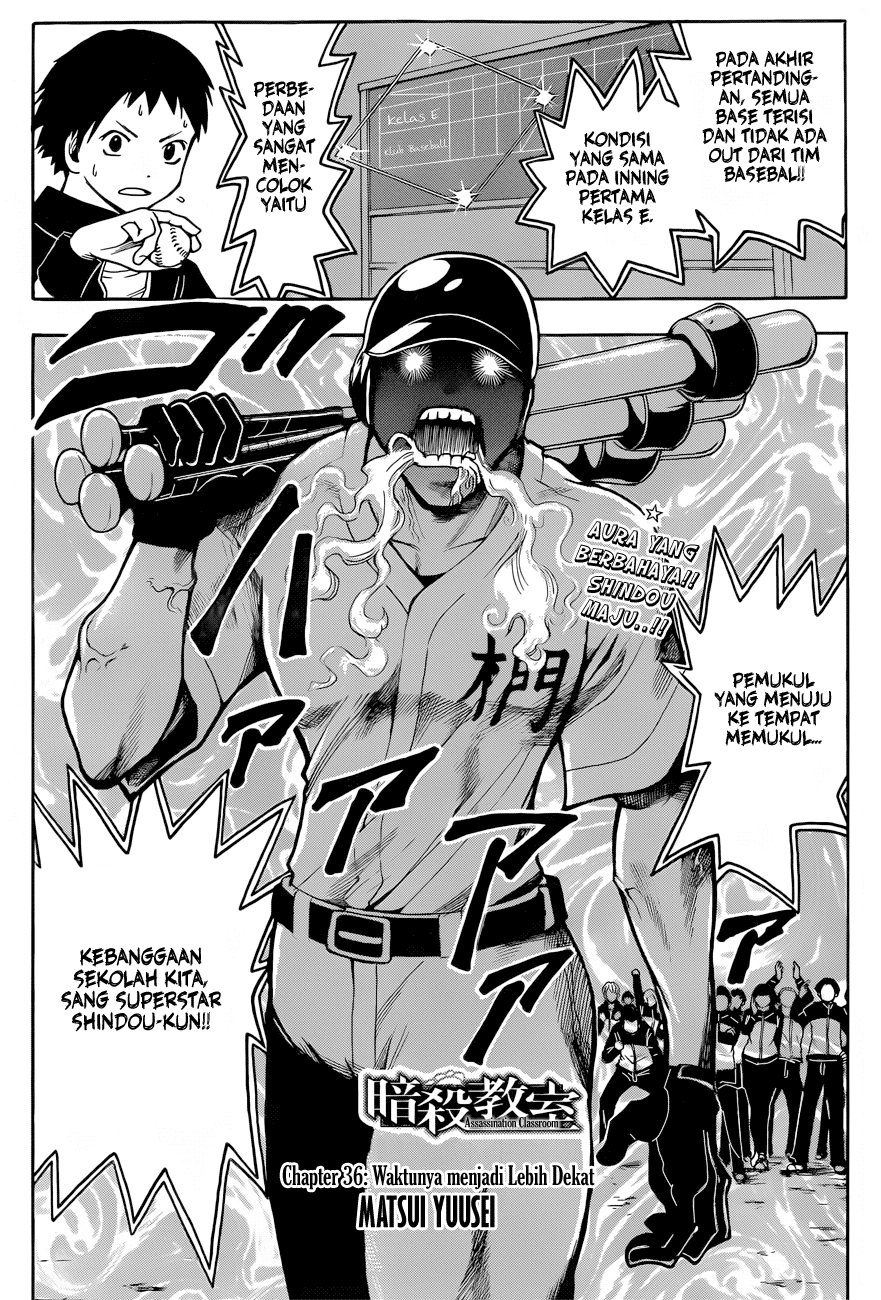 Assassination Classroom chapter 36 halaman 4