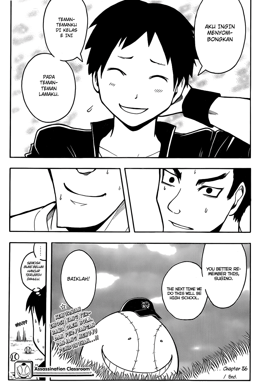Assassination Classroom chapter 36 halaman 20