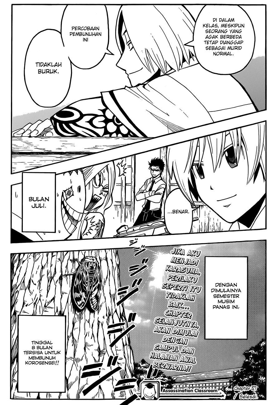 Assassination Classroom Bab 37 halaman 20