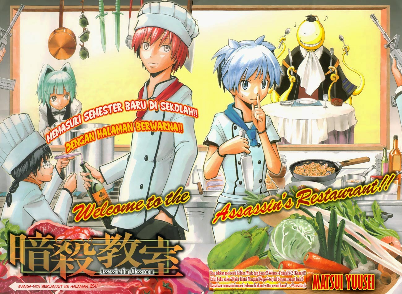 Assassination Classroom Bab 38 halaman 4