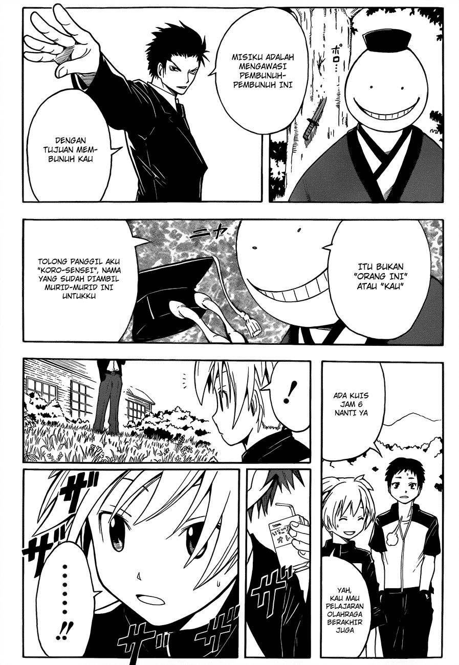Assassination Classroom Bab 4 halaman 12