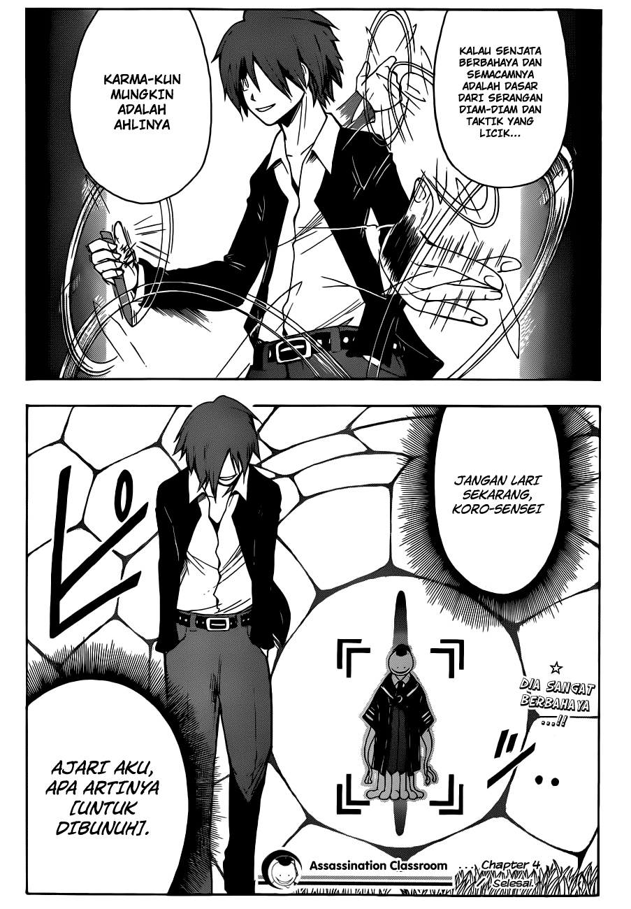 Assassination Classroom Bab 4 halaman 20
