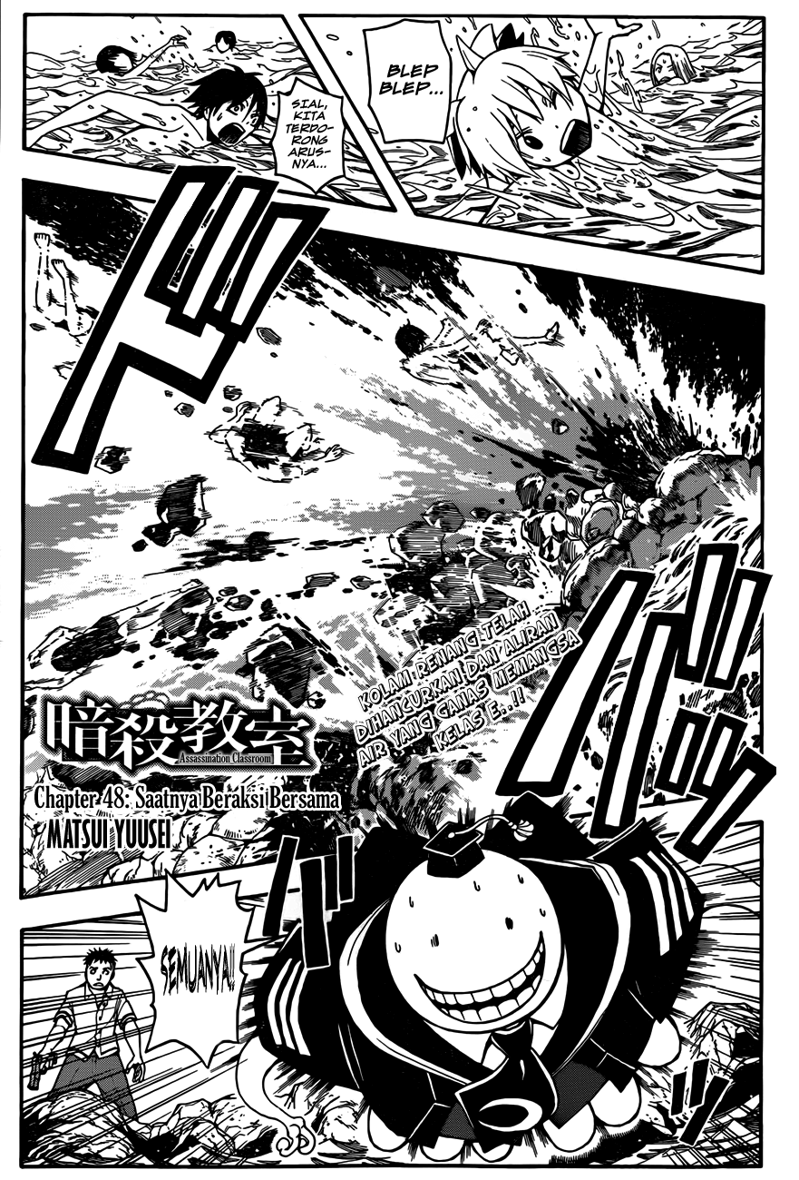Assassination Classroom chapter 48 halaman 2