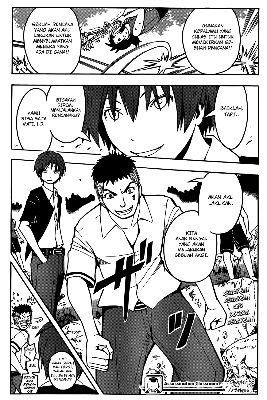Assassination Classroom chapter 48 halaman 20