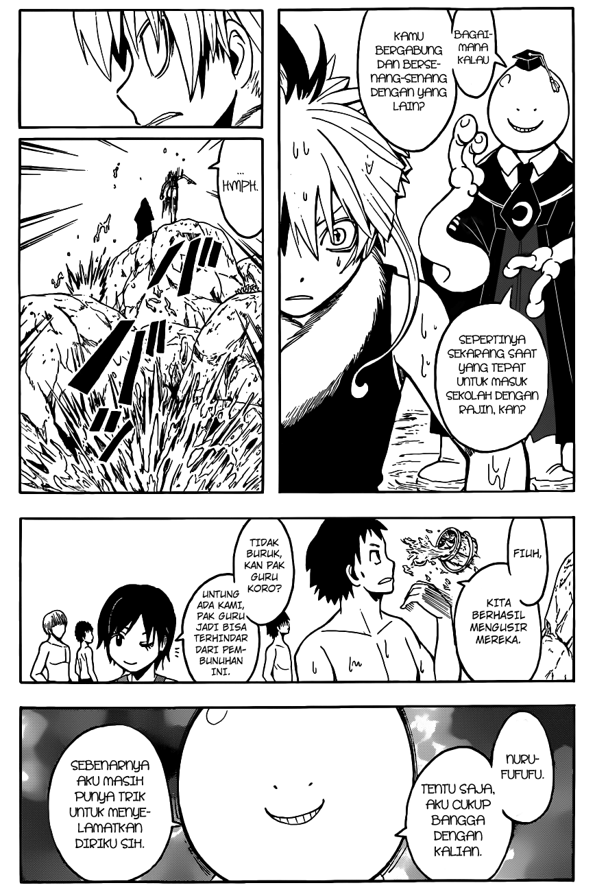 Assassination Classroom Bab 49 halaman 17