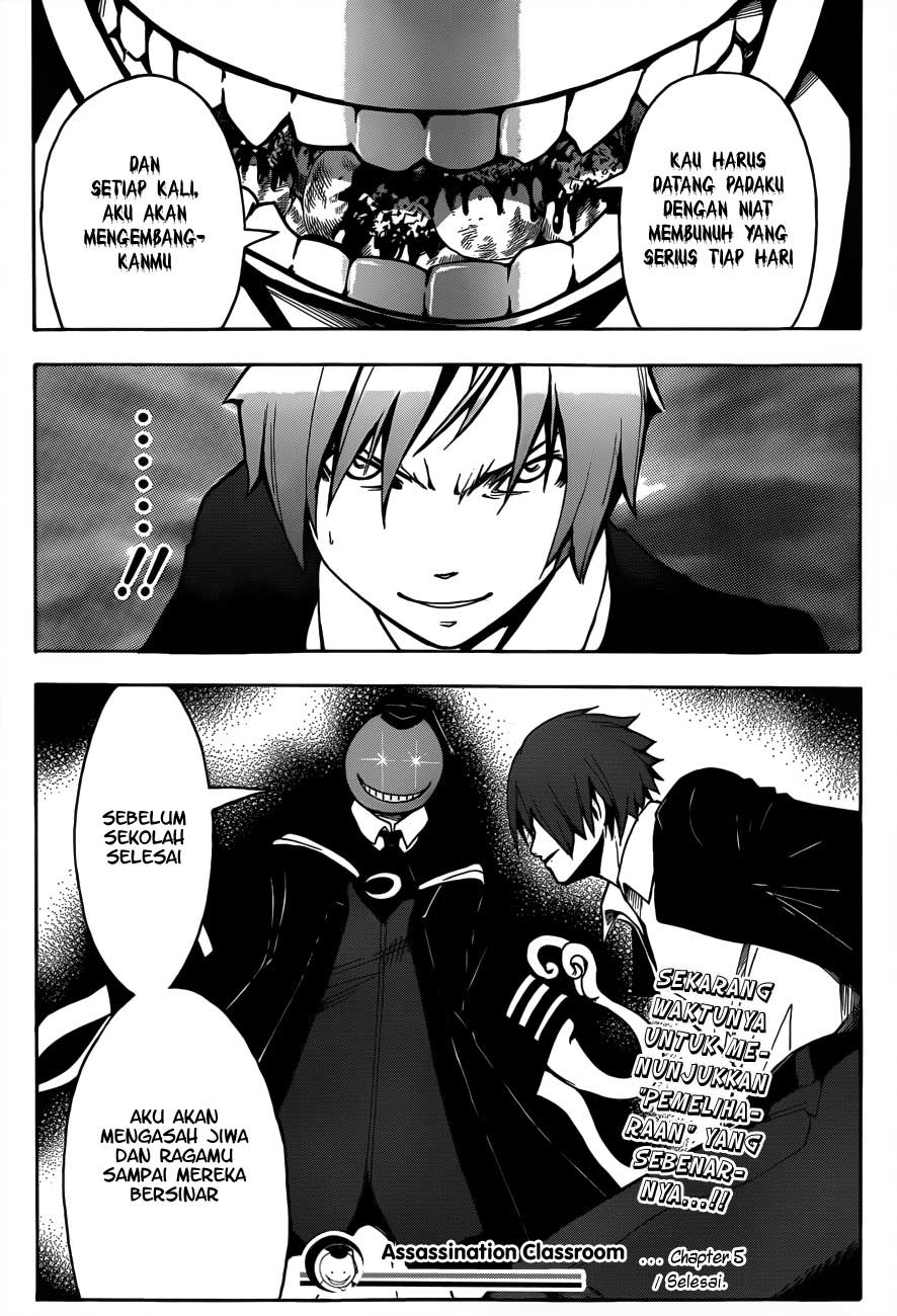 Assassination Classroom chapter 5 halaman 22